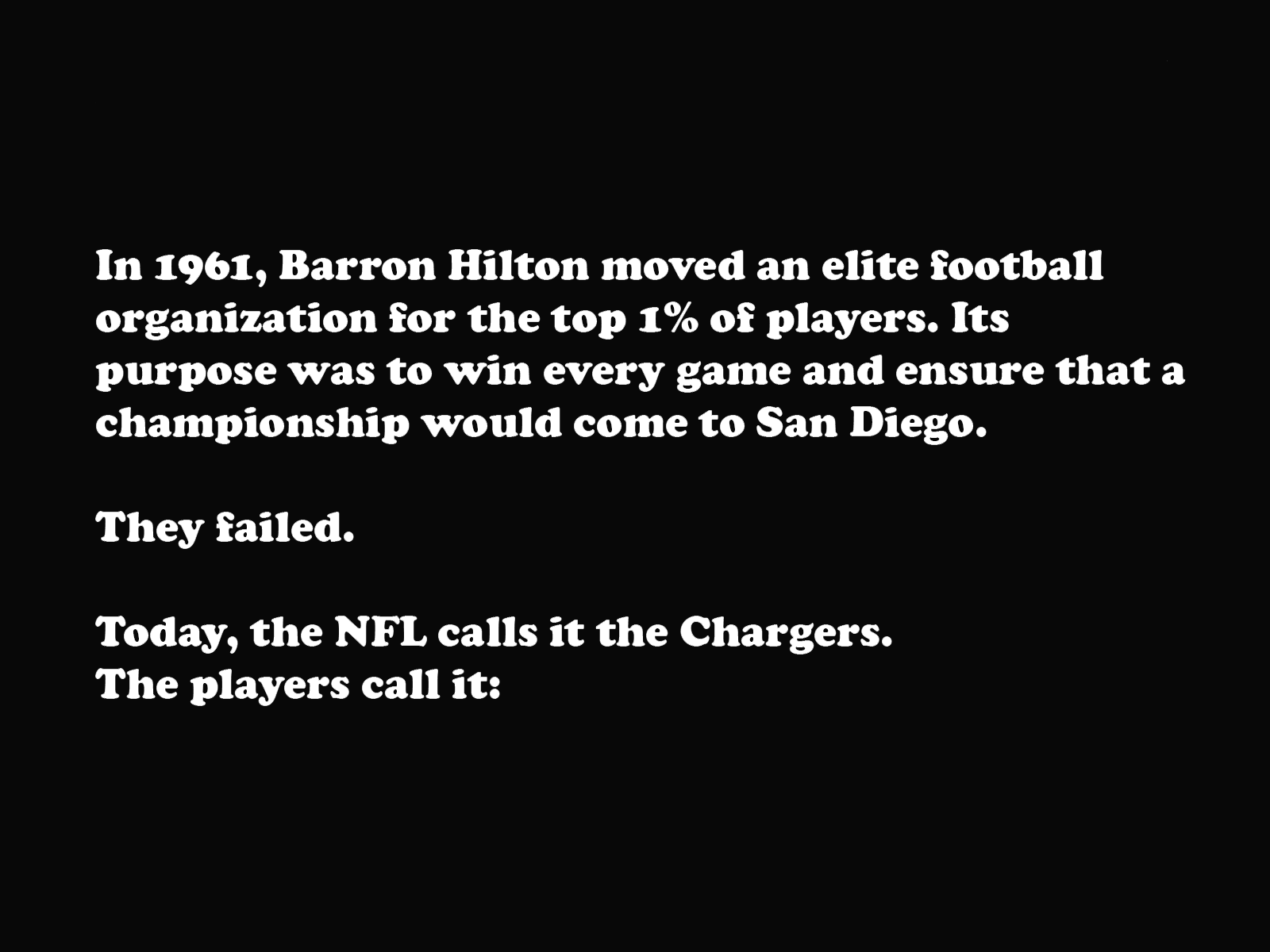 No One’s Chargers 2019 Preview: Top Bolt