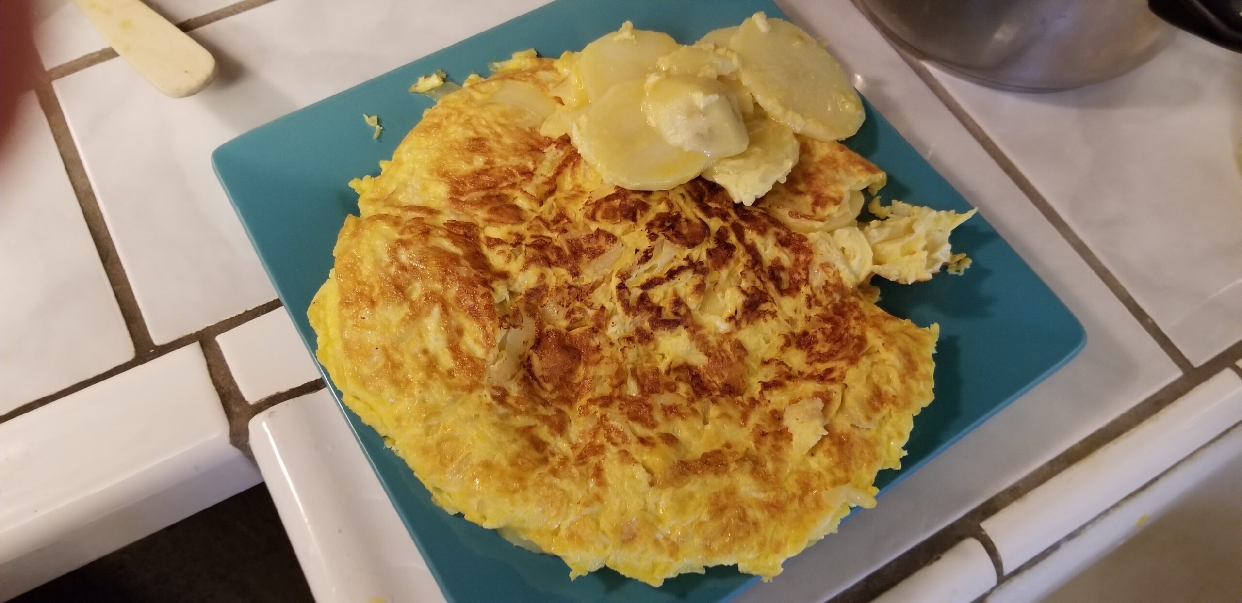 Sunday Gravy with yeah right: Inspiration can come from the Strangest Places. Tortilla Española