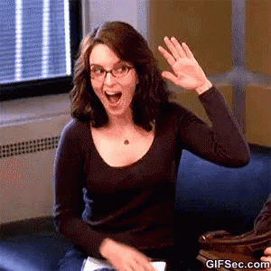 liz-lemon-self-high-five.gif