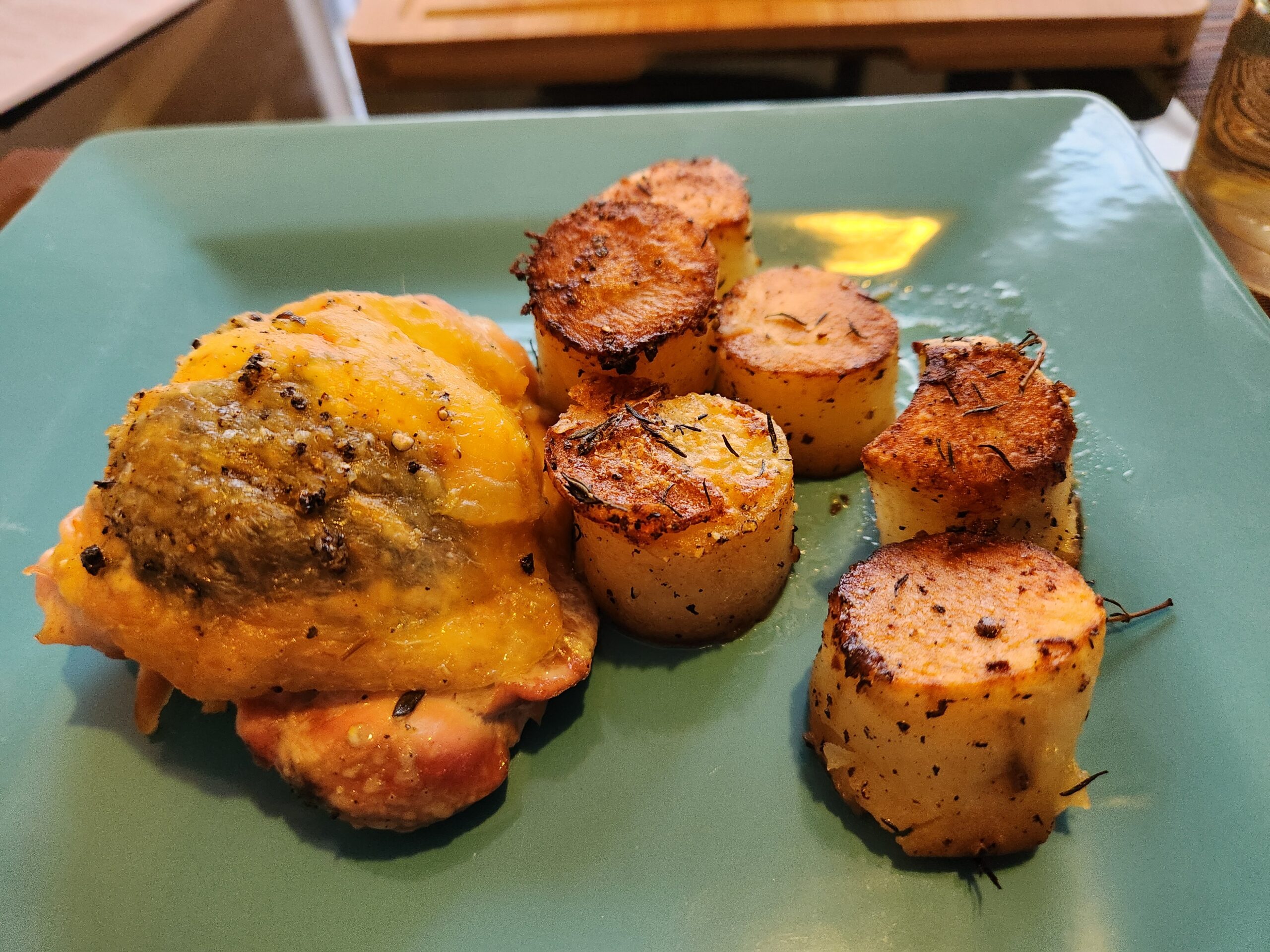 Sunday Gravy with yeah right: Ina Garten’s Chicken with Basil and Goat Cheese